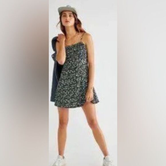 Free People Jamie Floral Mini Dress Size Extra Small - Picture 1 of 9